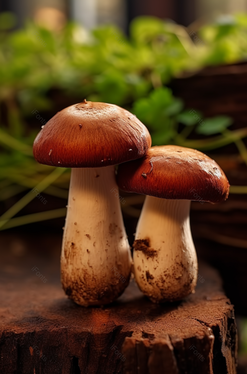 立着的新鲜姬松茸蔬菜,高清,摄影图,摄影图片,图片大全,摄影图免费下载